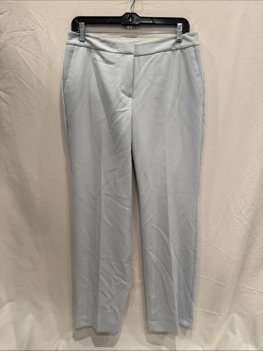 Talbots Light Blue Straight-Leg Pants 8 Petite